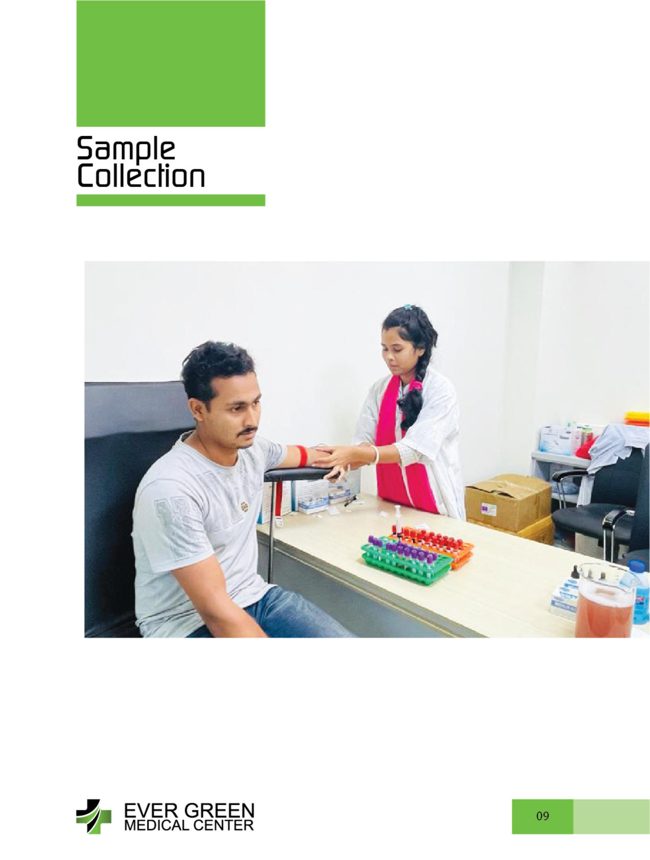 Phlebotomy & Sample Collection Room